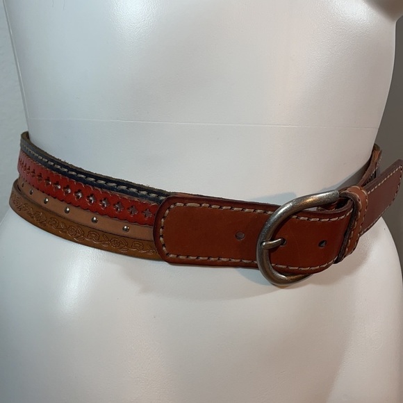 Fossil multi-strand leather belt M - Picture 2 of 16